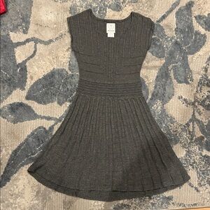 Ella Moss Kid Gray Knit Dress